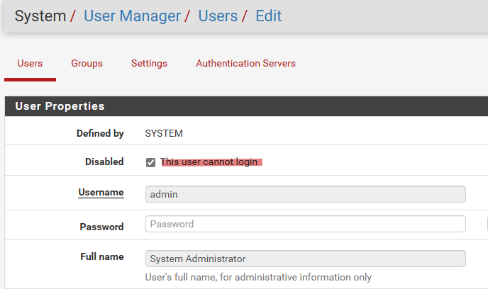 Disable_admin